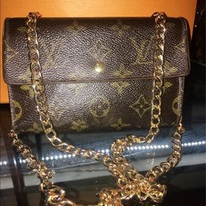 Auth Louis Vuitton Monogram Porte Tresor Wallet MB0051